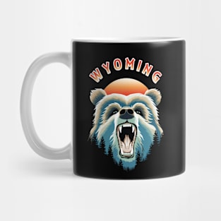 Gizzly Bear Face - Wyoming Mug